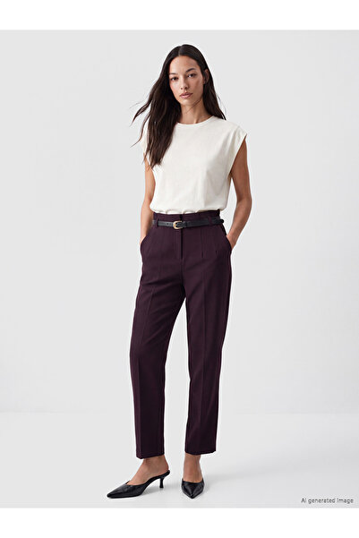 LC Waikiki Pantaloni Bordeaux de damă