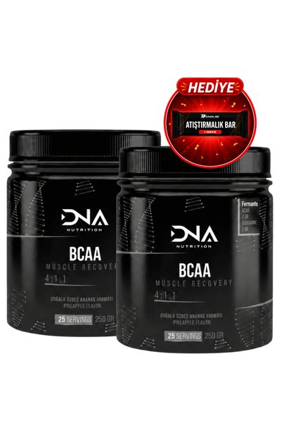 Dna Nutrition Bcaa 4:1:1 Pineapple Flavored 250Gr X 2 Pieces (Total 500Gr - 5...