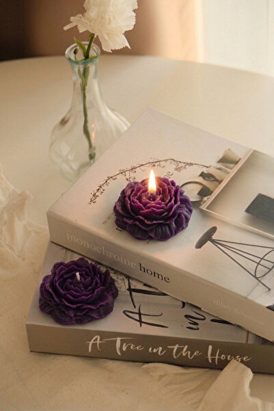 MAK CANDLE 5’li Paket Suda Yüzen Şakayık Mum Dekoratif ve Hediyelik
