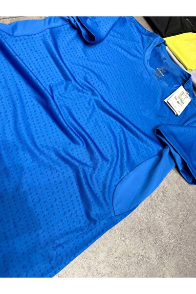 Lacivert Erkek Basic Düz Oversize Salas T-Shirt