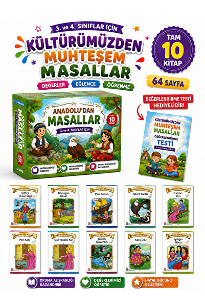 KBY 3. VE 4. SINIFLAR İÇİN KÜLTÜREL MUHTEŞEM MASALLAR
