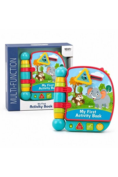 ETOY Carticica interactiva multifunctionala pentru bebelusi cu sunete si acti...