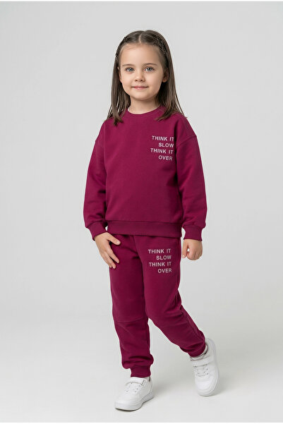 Beray Bebe Girl's Seasonal 2-Yarn Cotton Think It over Printed Tracksuit Set ...