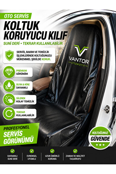 Genel Markalar Oto Servis Koltuk Koruyucu Kılıfı – Sürücü Koltuğu Koruma Örtü...