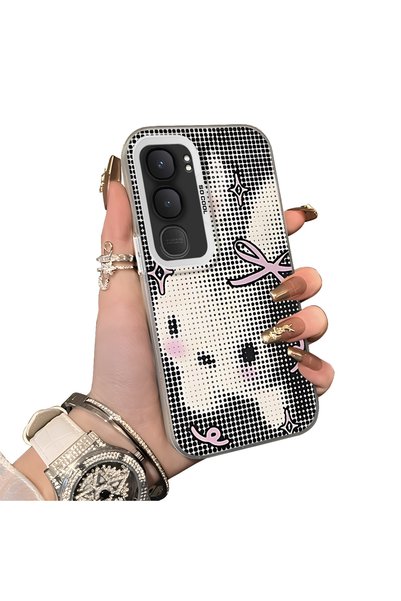 ucuc Vivo Y31/Y21D Compatible Hard Acrylic Back Silicone Edge Lens Protection...