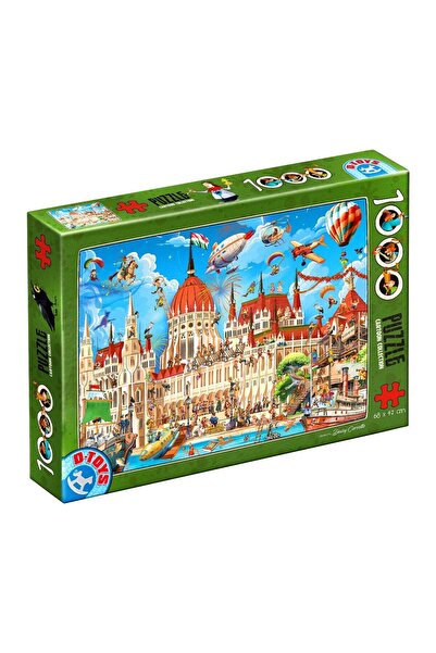 D-Toys Puzzle Clădirea Parlamentului din Budapesta – Colecția de Desene Anima...