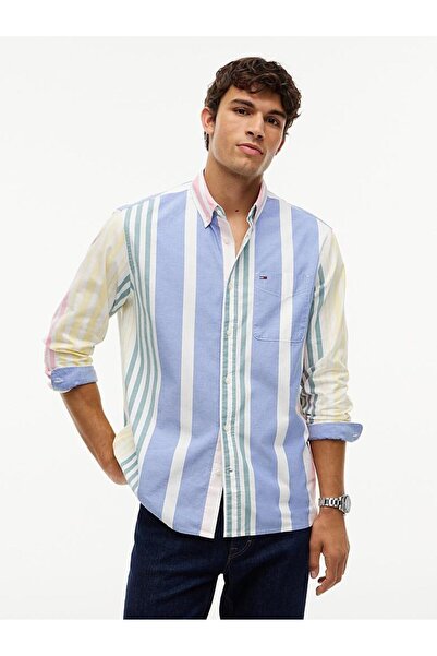 Tommy Hilfiger TJM OXFORD FUN STRIPE SHIRT EXT
