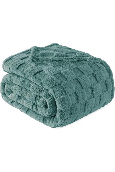 GENERAL Fleece Flannel Blanket Twin Size, Super Soft Warm Lightweight Plaid P...