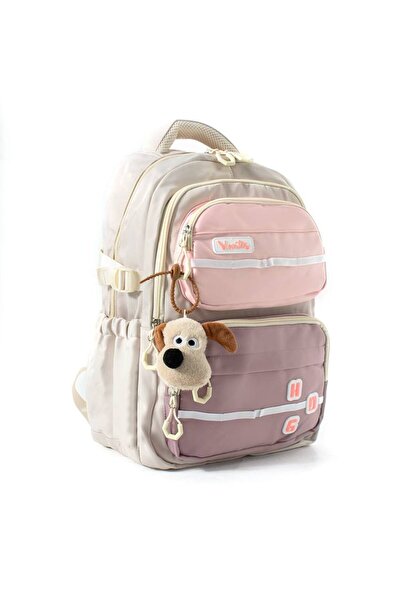 H&D COLLECTİON Multi-Compartment Large Size School Backpack (29/42.5 cm)