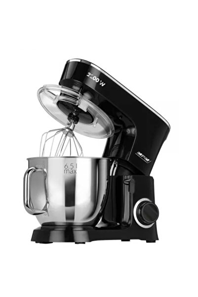 MPM Планетарен миксер MRK-19 2200W, 6.5L, 6 степени на скорост, Черен