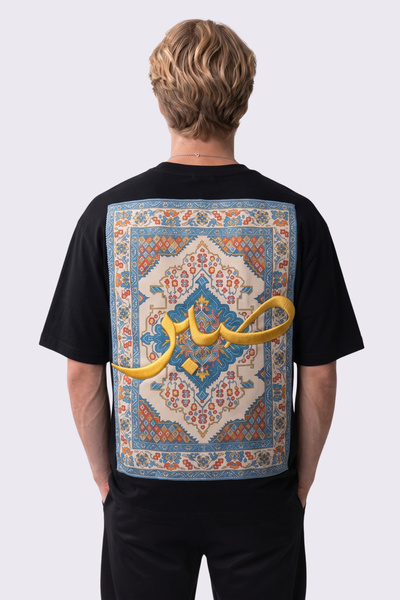 superall SABIR Oversize Nakış ve Baskılı Tişört