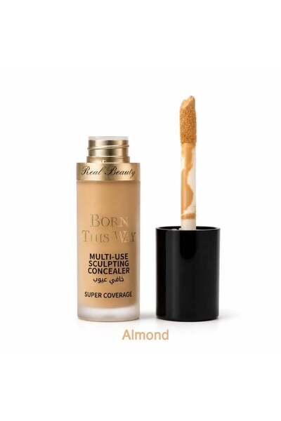 real beauty Born This Way RB 536 Concealer, Shade Almond, Natural Coverage and Smooth Finish