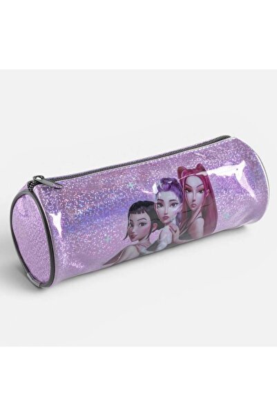 KPop Demon Hunters Penar cilindric holografic mov lila K-POP Ø8 x 21 cm