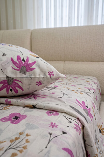 Zühre Home طقم غطاء لحاف مزدوج بنقشة الزهور |   غطاء لحاف مقاس 200x220 سم مع ...