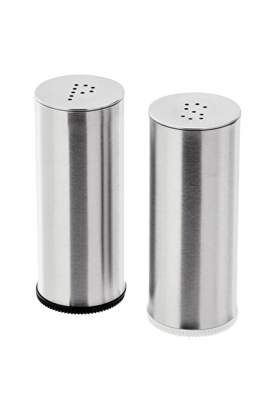 IKEA PLATS paslanmaz çelik 7 cm tuzluk-karabiberlik