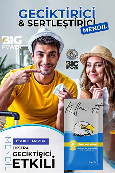 BİG POWER 1 Adet Erkeklere Özel Geliştirilmiş Etkili Formül Géciktirici Hızlı...