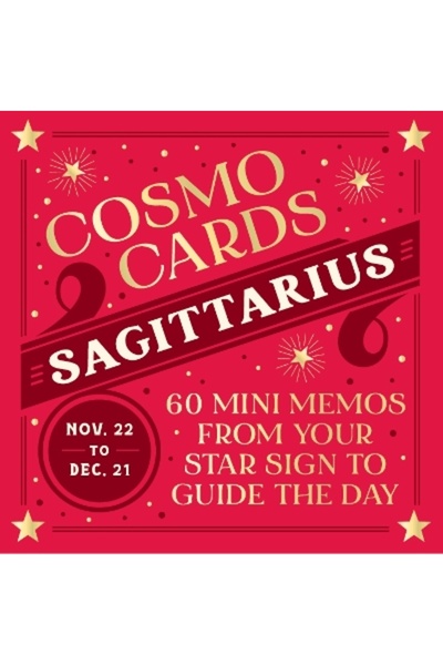Chronicle Books Cosmo Cards: Sagittarius: 60 Mini Memos from Your Star Sign t...