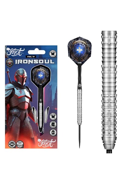Shot Future Knights Ironsoul % 90 Tungsten Çelik Uçlu Dart Oku