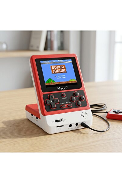 DeaL Consolă retro mini portabilă cu 400 de jocuri — Distracție fără sfârșit!...