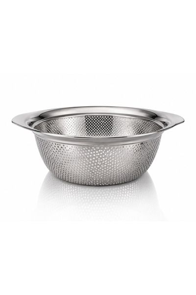 ARVALE Stainless Steel Colander – 25 cm Wide Hole Kitchen Colander – Vegetabl...