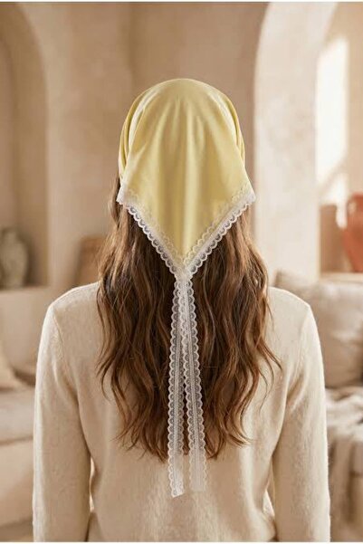 Ugly Duck Plain Color Crowned Bandana - Yellow