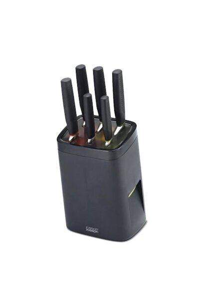 JOSEPH Set de cuțite de bucătărie cu sistem LockBlock, Negru/Argintiu