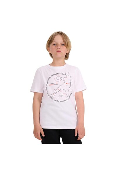 4F Παιδικό κοντομάνικο μπλουζάκι 140
