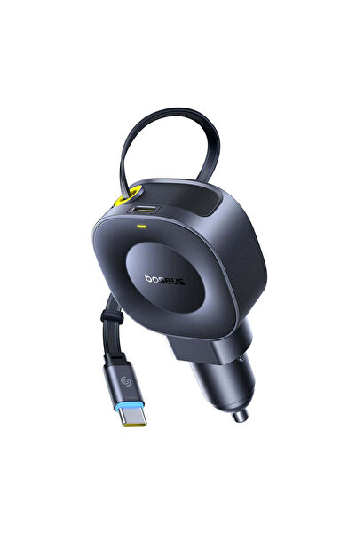 Baseus Încărcător auto PrimeTrip VR2 (C0206900), Type-C, cu cablu magnetic re...
