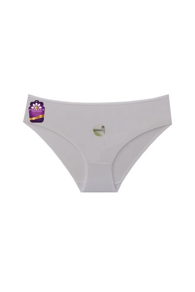 papatya lingerie Real Bamboo Fabric Basic Women's Slip Panties 3-Pack Pw-2521 -R/10/6