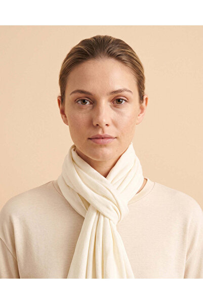 REDTAG Women Ivory Solid Scarf