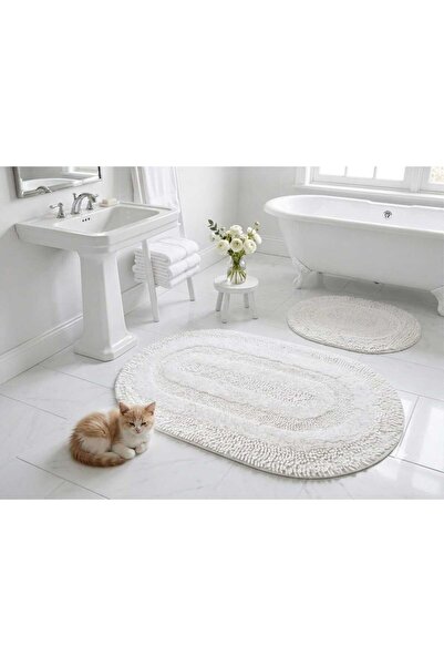 HOMEMOME Oval Cottonway Bathroom Set
