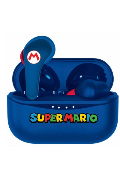Oceania Trading Ltd Casti Earpods Super Mario Albastru