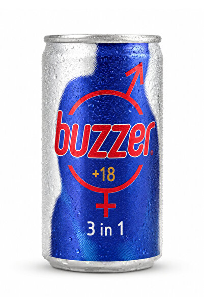BUZZER Ginseng İçerikli Enerji İçeceği 3 in 1 +18 Tek Kutu