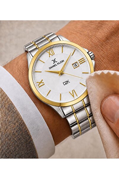 Daniel Klein Steel Cord Calendar Dial 3 Atm Water Resistant 2 Year Warranty M...