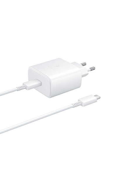 Samsung Charger EP-TA845EWE 45W USB-C with USB-C Cable EP-DW767JWE, White