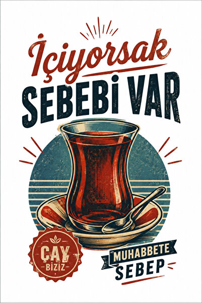 Lucena Ako pijemo, postoji razlog Retro metalni zidni znak Dekorativna vintag...
