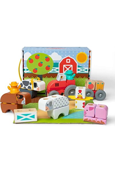Melissa & Doug Melissa & Doug Blockables Farm Playset, Gml2Pksld
