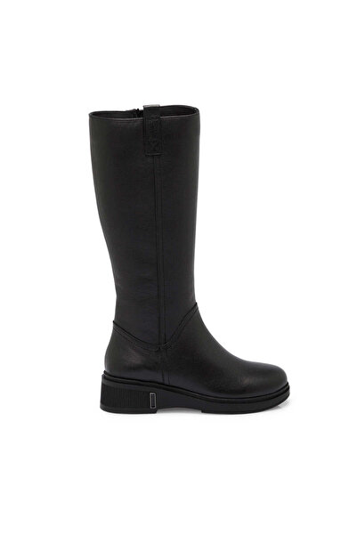 Tergan Siyah Hakiki Deri Kadın Çizme - K25K1CM68211-A23