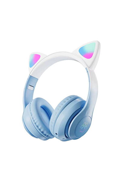 OEM Casti Wireless pentru Copii HF CAT ear STN-28 Pro Bluetooth Albastru