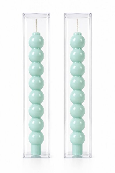 Lasviah Dekoratif Bubble Şamdan Mum Seti 2'li 23 cm (Şamdan dahil değildir.)