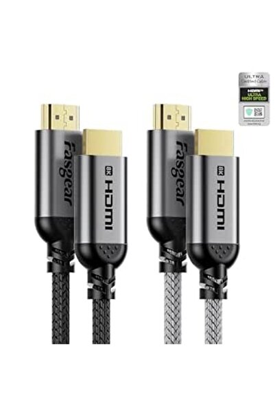 GENERAL فاسجير كيبل HDMI 2.1 بطول 10 قدم معتمد بدقة 8 كيه 48 جيجابايت في الثا...