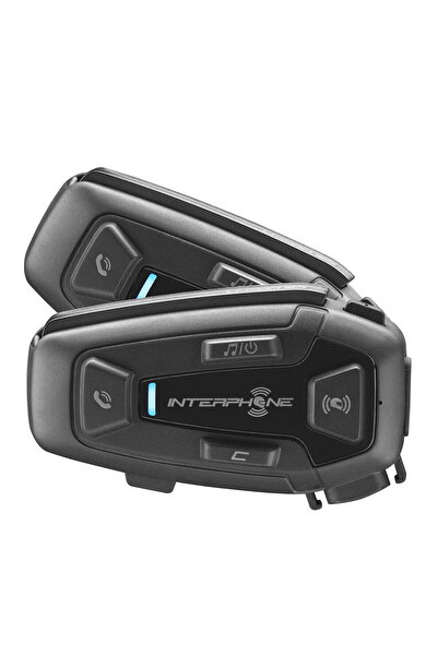 Interphone Casti U-COM 8R Intercom 1600m Negru