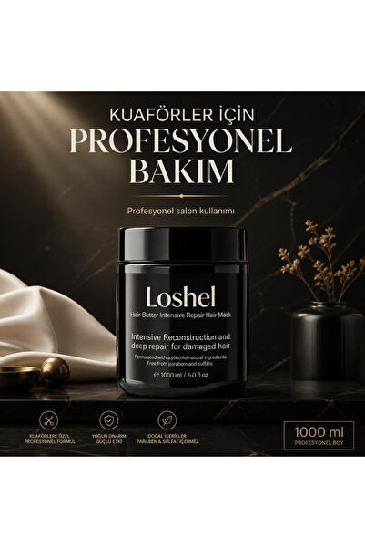 LOSHEL Yapılandırıcı Onarım Maskesi 1 KG Profesyonel Kuaför Bakımı