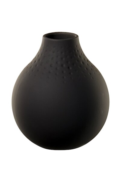 Villeroy & Boch Vază de 12cm, Negru Mat - 331600