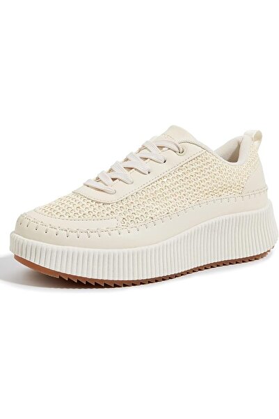 lucky step Lucky Step Women's Thick Sole Sneakers with Rhinestone Fashionable...