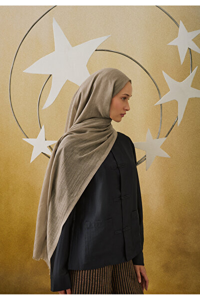 Freshscarfs Sparkling Voile Shawl Mink