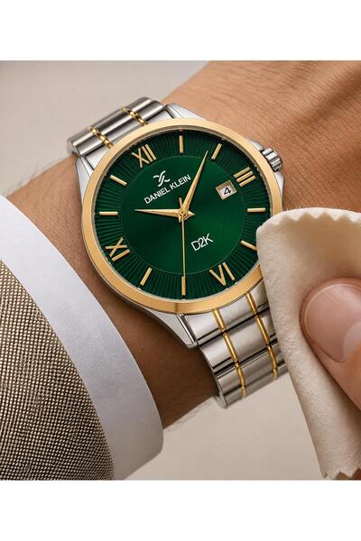 Daniel Klein Steel Cord Calendar Dial 3 Atm Water Resistant 2 Year Warranty M...