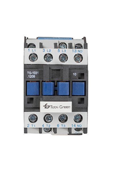Total Green Contactor 3p 1nd 9A, Total Green, Multicolor