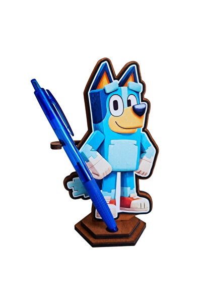 OEM Figurină Minecraft Bluey Roblox, 15 cm, lemn