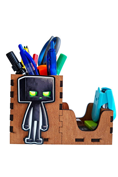 OEM Minecraft Enderman Θήκη Στυλό, ξύλινη